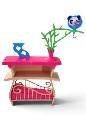 Barbie Panda Bear Caretaker Vet Zoo Playset REPLACEMENT Table Bed Mattel